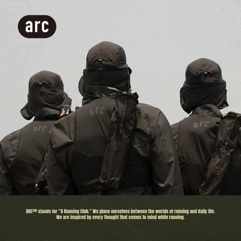 【ARC / エーアールシー】ランニングと日常をつなぐデザイン
