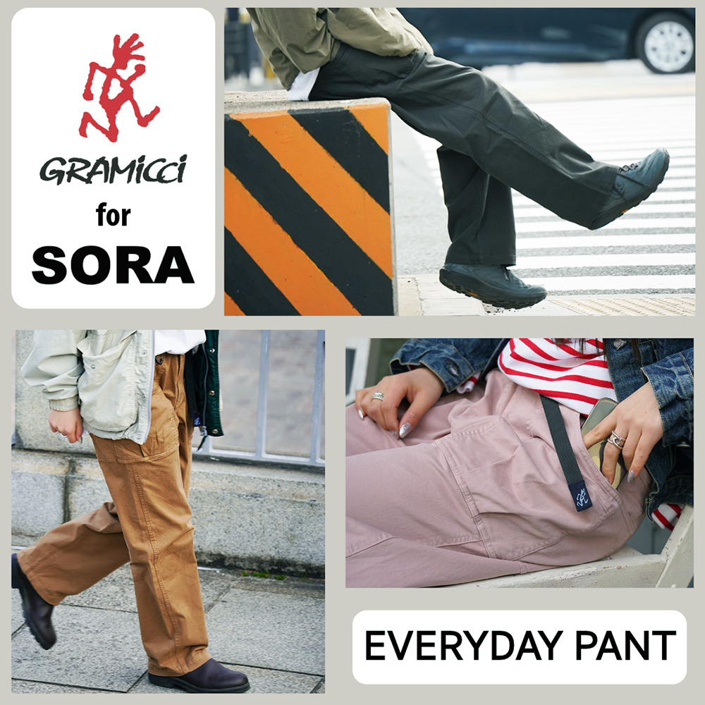 【Gramicci for SORA】EVERYDAY PANT