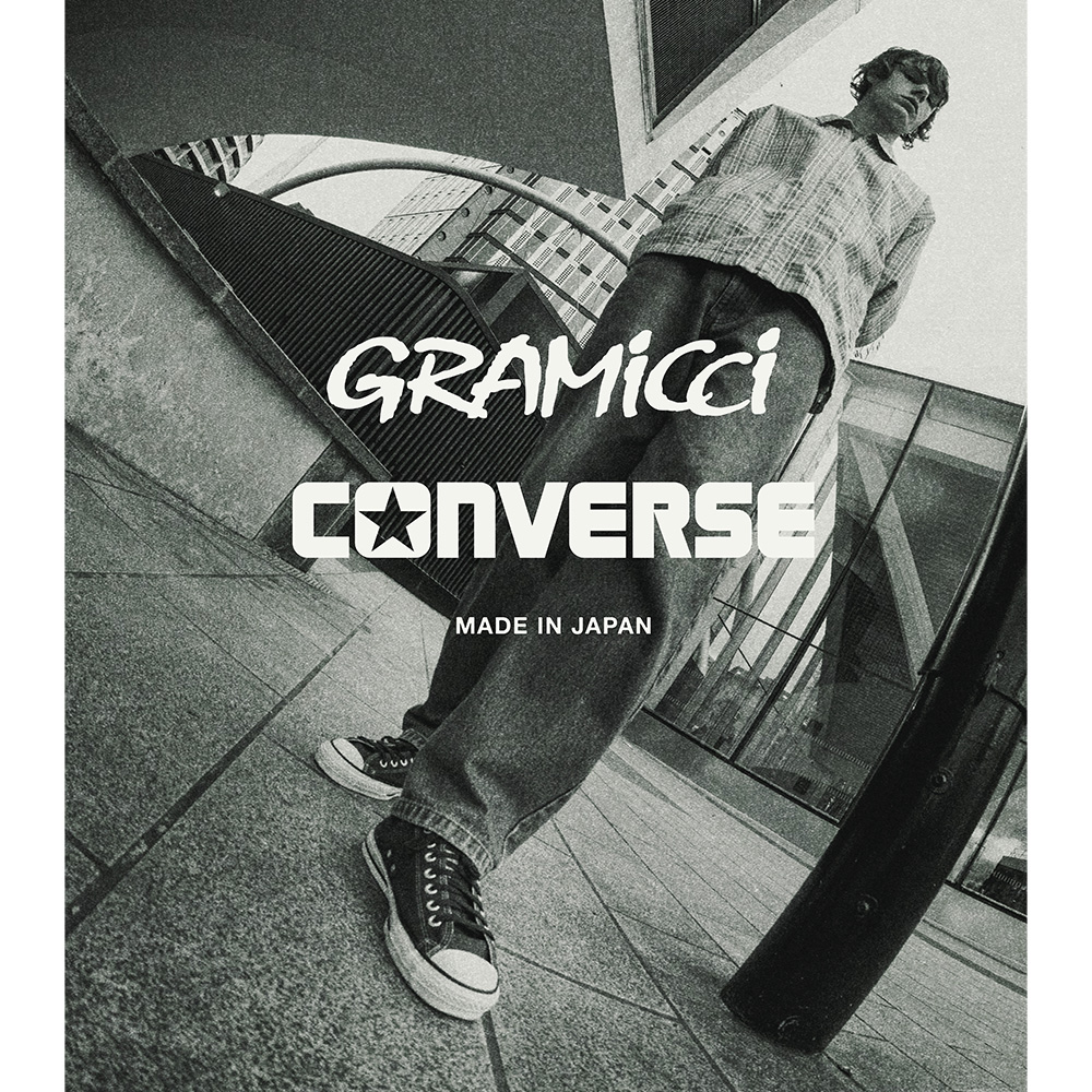 【5月14日発売開始】Gramicci × CONVERSE ALL STAR J HEMP DENIM OX