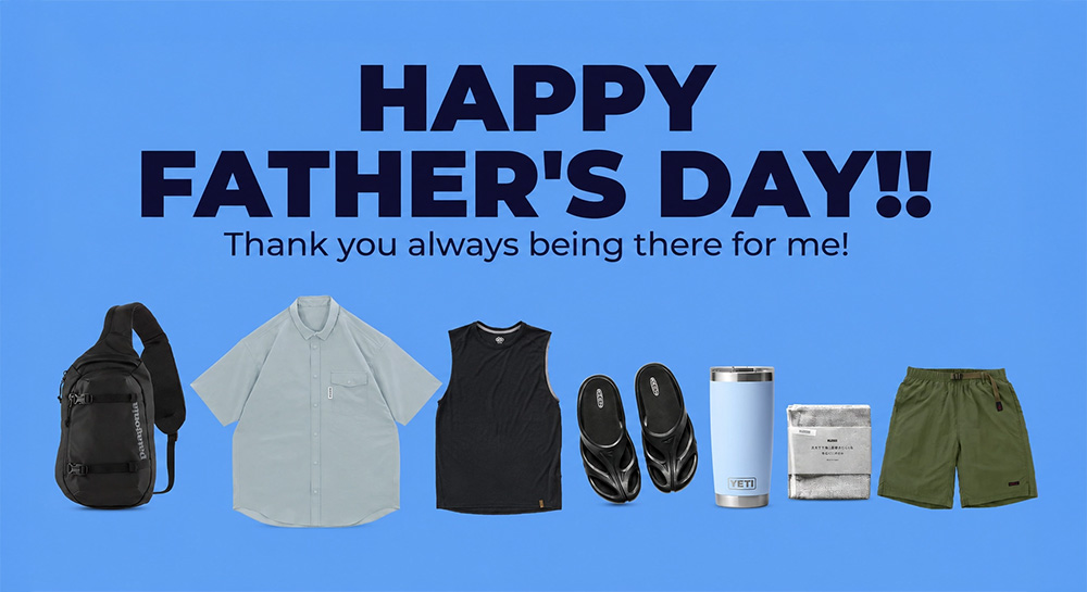 Thanks Father -アウトドア好きのお父さんに贈る偏愛ギフト-