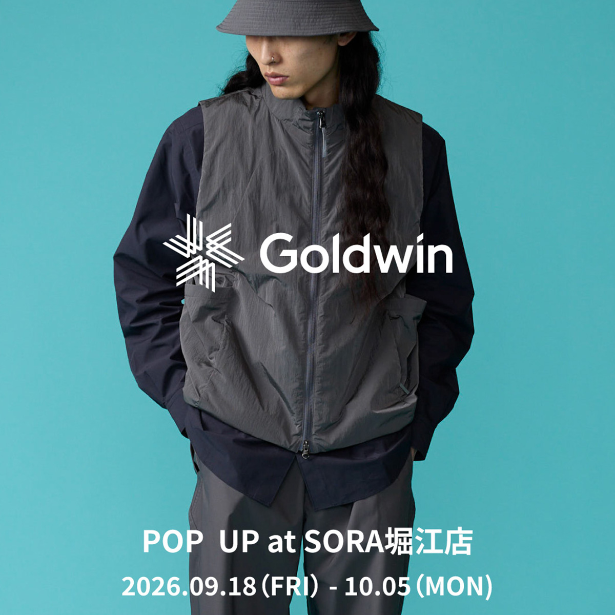 Golgwin POP UP EVENT at SORA堀江 ｜ 9月18日（金）～10月5日（月）